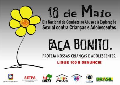 May 18, National Day against Child/Adolescent Sexual Exploitation in Brazil